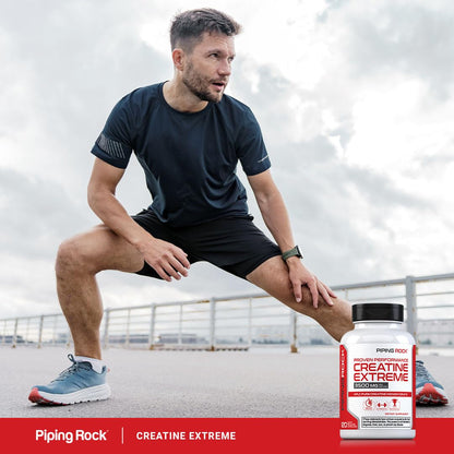 Piping Rock Creatine Monohydrate Capsules 3500 mg – 120 Count (Pack of 2)