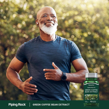 Piping Rock Green Coffee Bean Extract 8000 mg - 90 Capsules | Non-GMO & Gluten Free