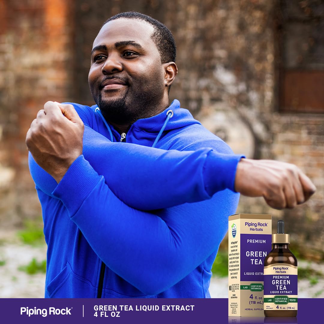 Piping Rock Green Tea Extract Liquid 4 oz – Premium Herbal Supplement