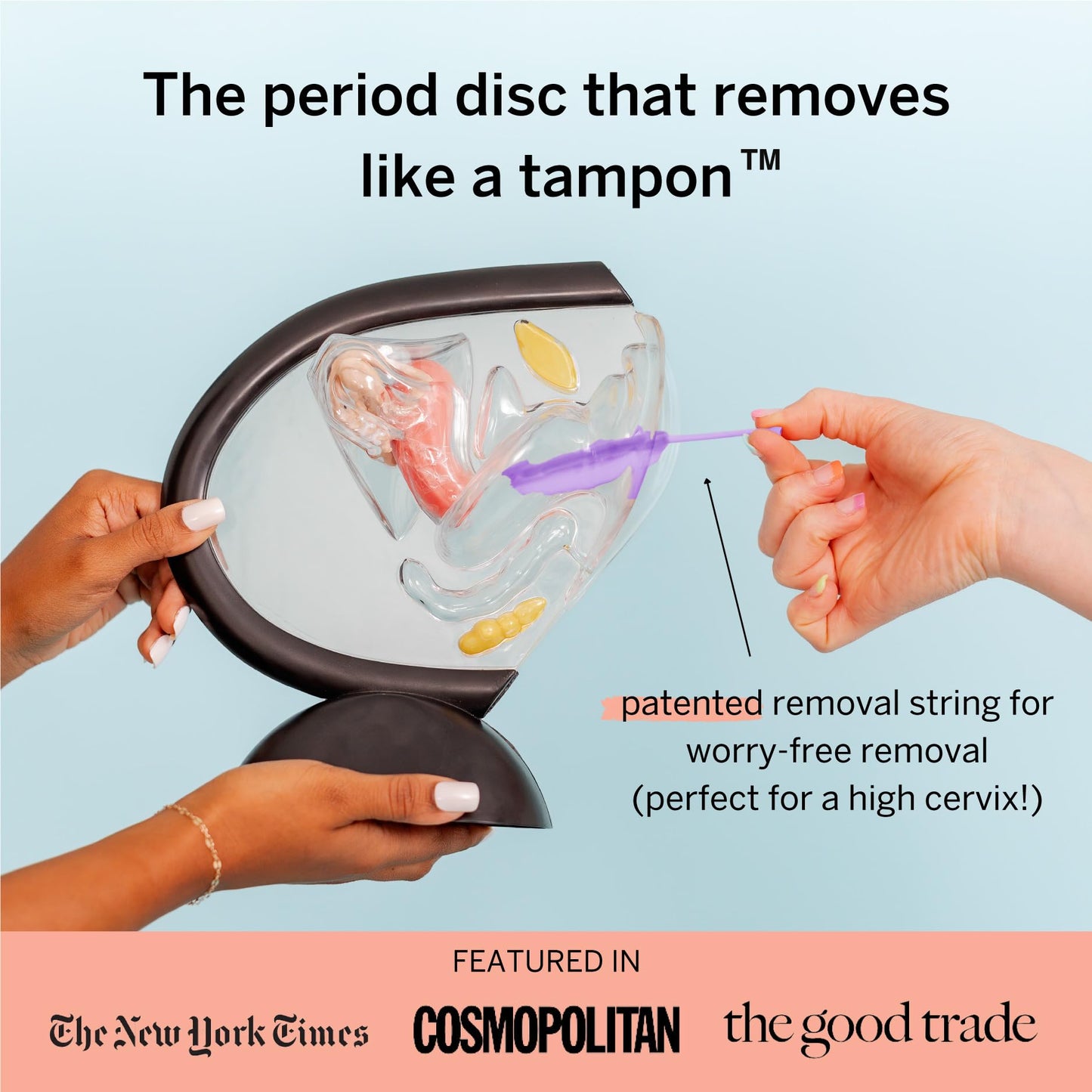 Pixie Cup Menstrual Disc - 100% Medical-Grade Silicone | 12-Hour Wear, 7-Tampon Capacity (Large)