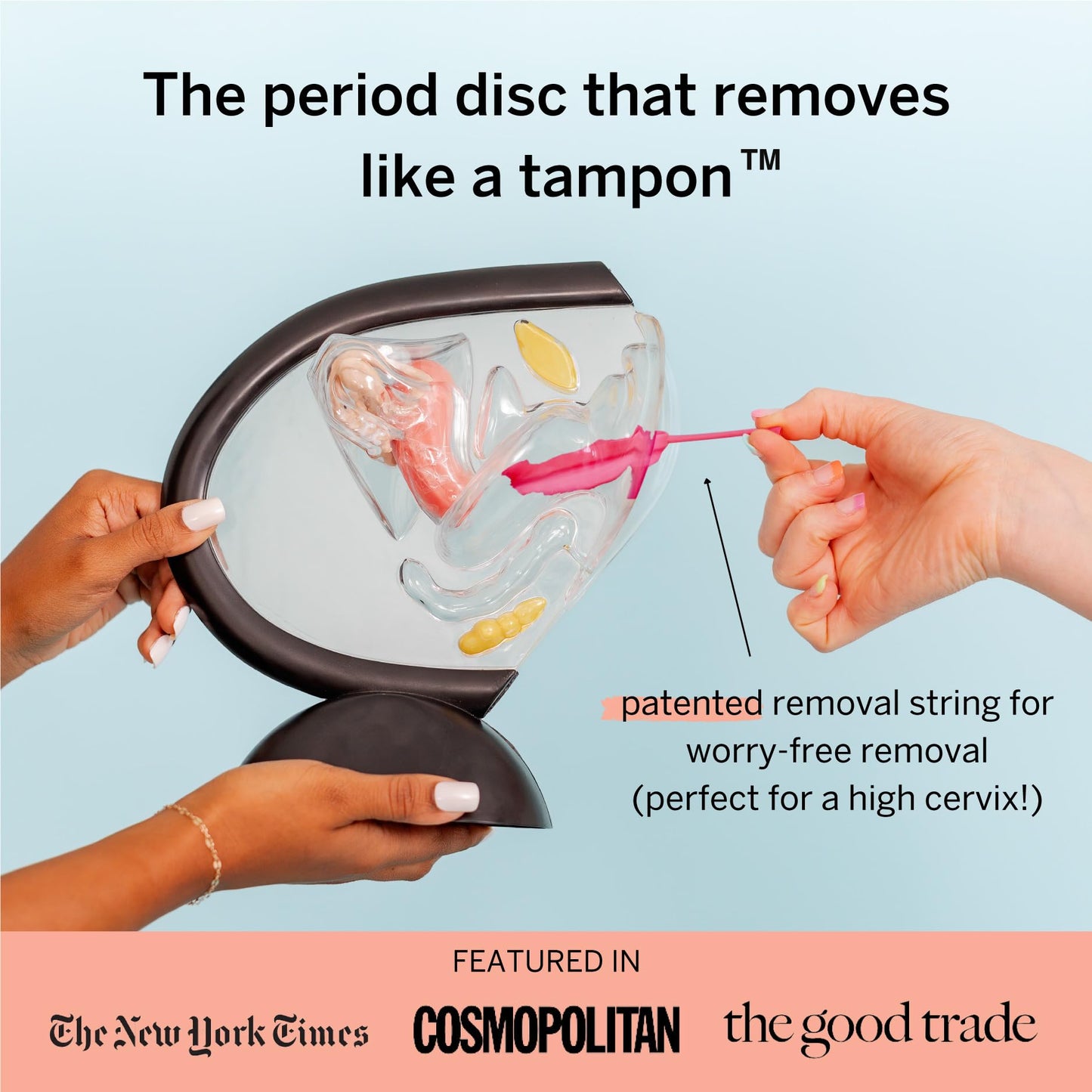 Pixie Cup Menstrual Disc – Medical-Grade Silicone, 12-Hour Wear, Eco-Friendly Tampon Alternative