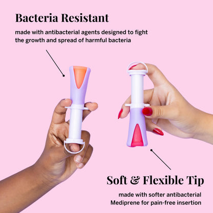 Pixie Cup Menstrual Cup Applicator — Tampon-Like Insertion, Reusable & BPA-Free