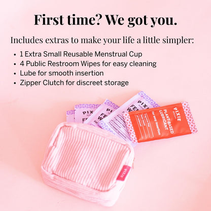 Pixie Cup – Soft, Safe Reusable Menstrual Cup | 100% Medical-Grade Silicone + Buy One Give One