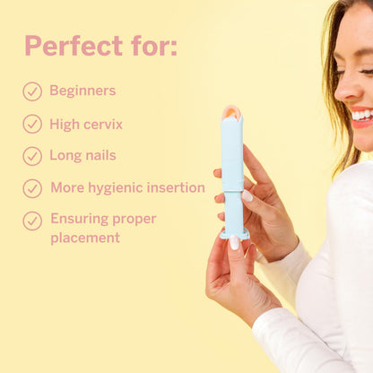 Pixie Cup Pixie 2 Menstrual Discs & Applicator Bundle – Medical-Grade Silicone, Reusable, 5 & 7 Tampon Capacity