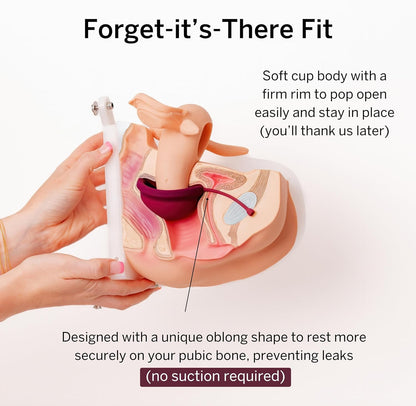 Pixie Menstrual Disc Coral Medium – 12-Hour Wear, Medical-Grade Silicone | Pixie Cup