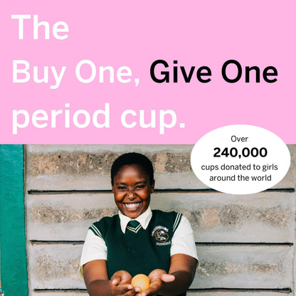 Pixie Menstrual Cup - Extra Small, Blush | The Softest Reusable Cup, 12-Hour Wear