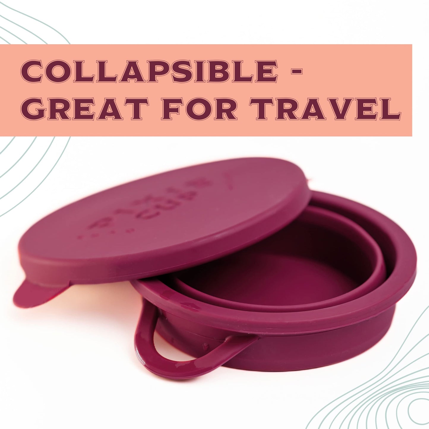 Pixie Cup Compact Sterilizer for Menstrual Cups | Microwaveable & Collapsible