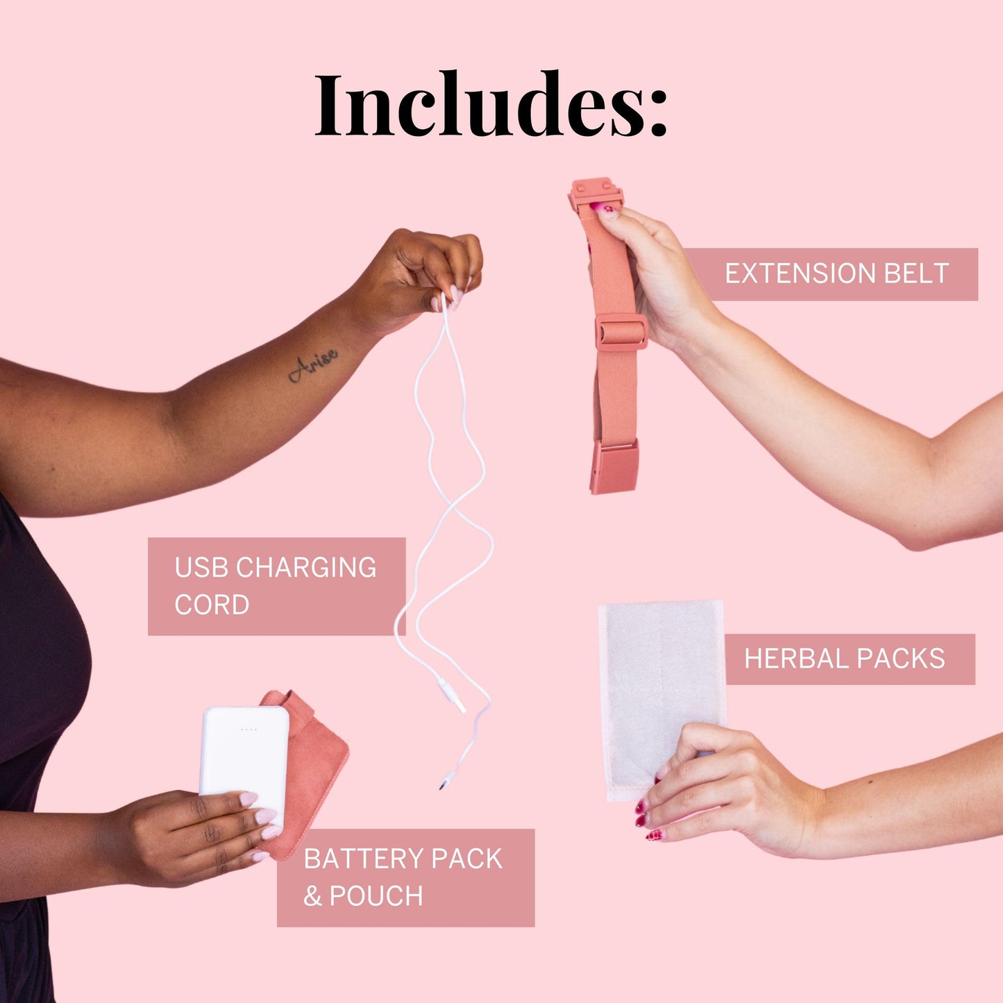 Pixie Eva Thermal: Thinnest Wearable Period Heating Pad