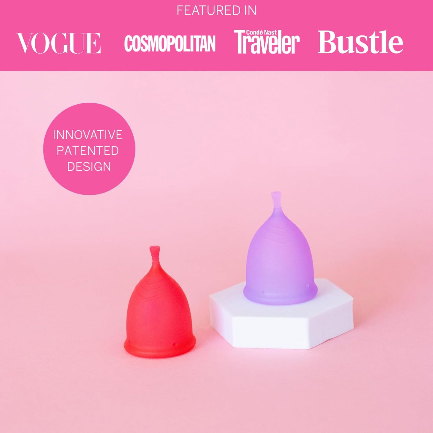 Pixie Cup - Soft, Safe Reusable Menstrual Cup | 100% Medical-Grade Silicone | Buy One, Give One