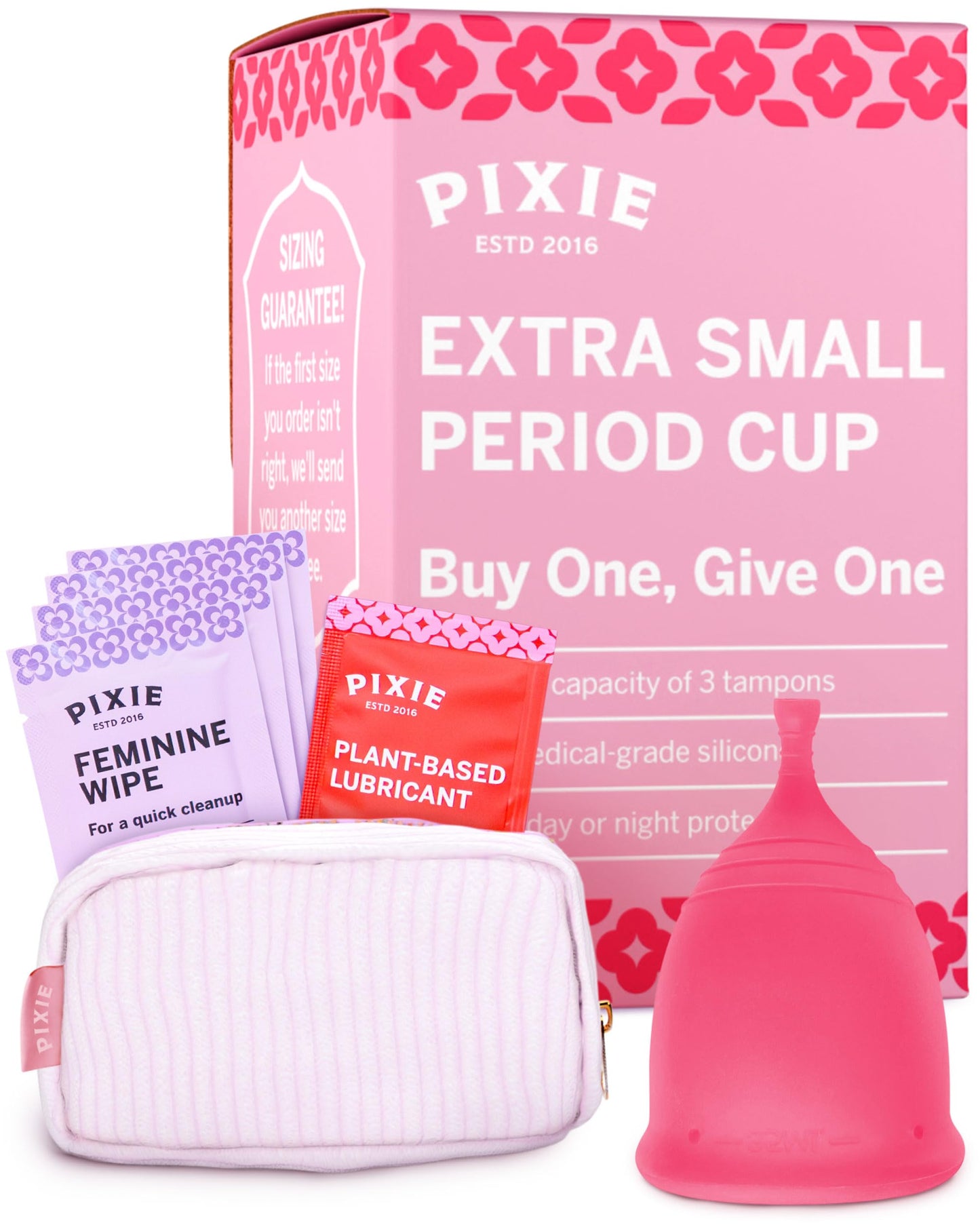 Pixie Cup - Soft, Safe Reusable Menstrual Cup | 100% Medical-Grade Silicone | Buy One, Give One
