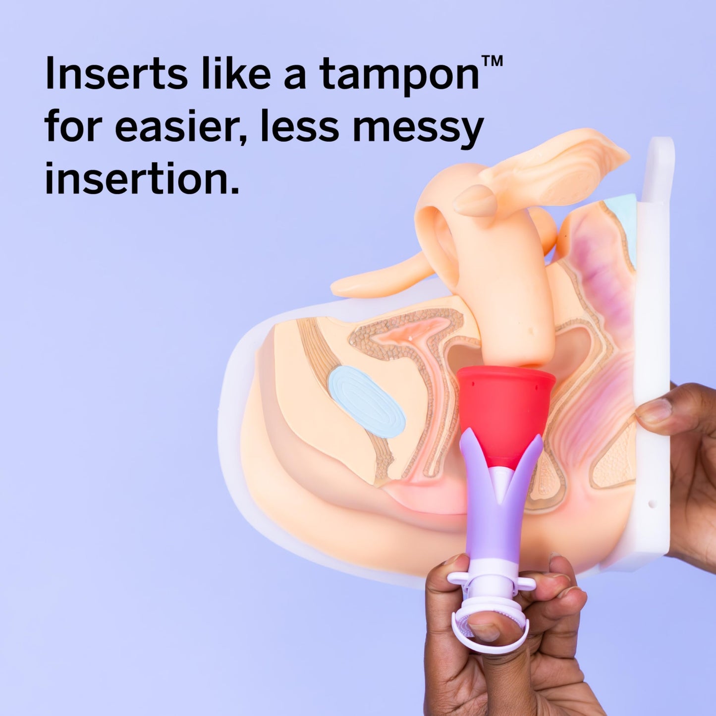 Pixie Cup 2-Cup Menstrual Cup & Applicator Bundle — Medical-Grade Silicone, Metal-Free