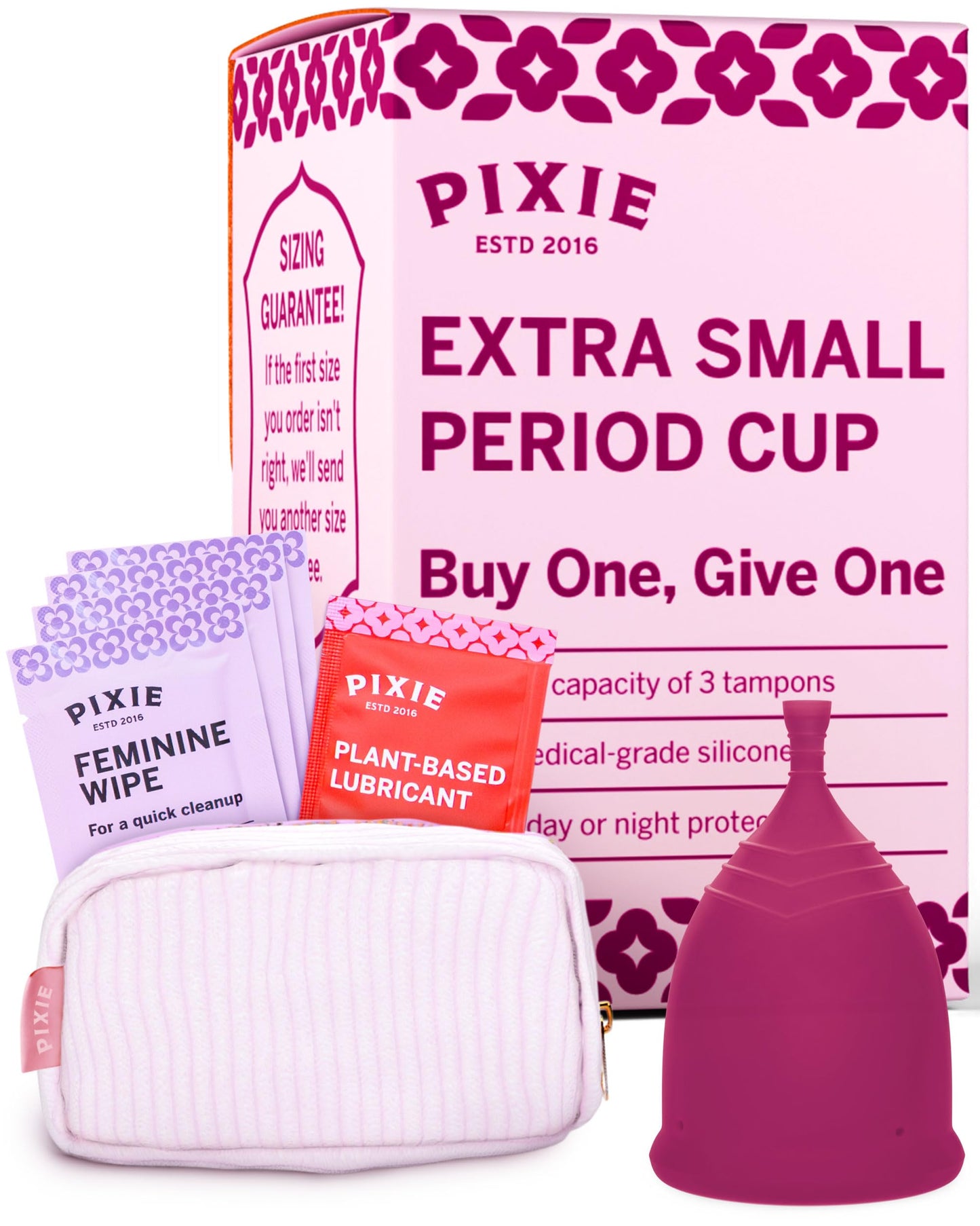 Pixie Cup – Soft, Safe Reusable Menstrual Cup | 100% Medical-Grade Silicone + Buy One Give One