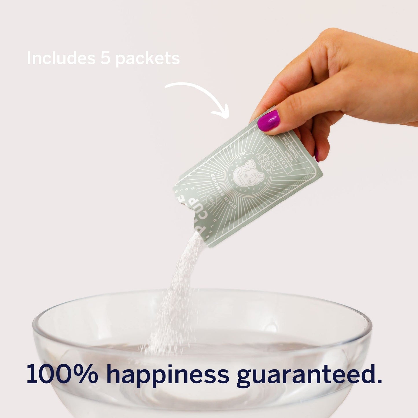 Pixie Cup Stain Remover – Natural Cleaner for Reusable Period Cups & Discs (5 Packets)