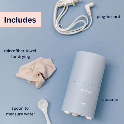 Pixie Cup Sterilizer 2.0 – 3-Minute Steam, 99% Germ Reduction, Sensor Button