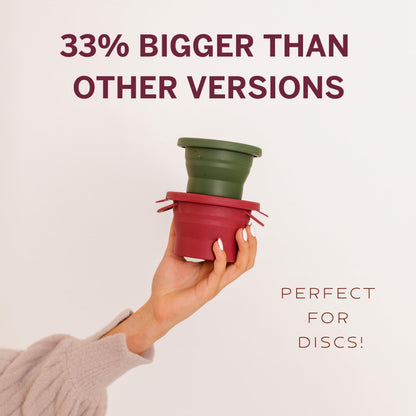 Pixie Cup Compact Sterilizer for Menstrual Cups | Microwaveable & Collapsible