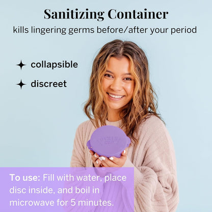 Pixie Cup Pixie Menstrual Disc Kit – Medical-Grade Silicone Starter Kit