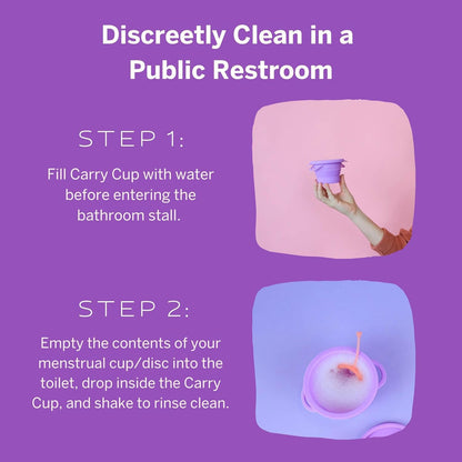 Pixie Cup Compact Sterilizer for Menstrual Cups — Microwave Safe & Portable