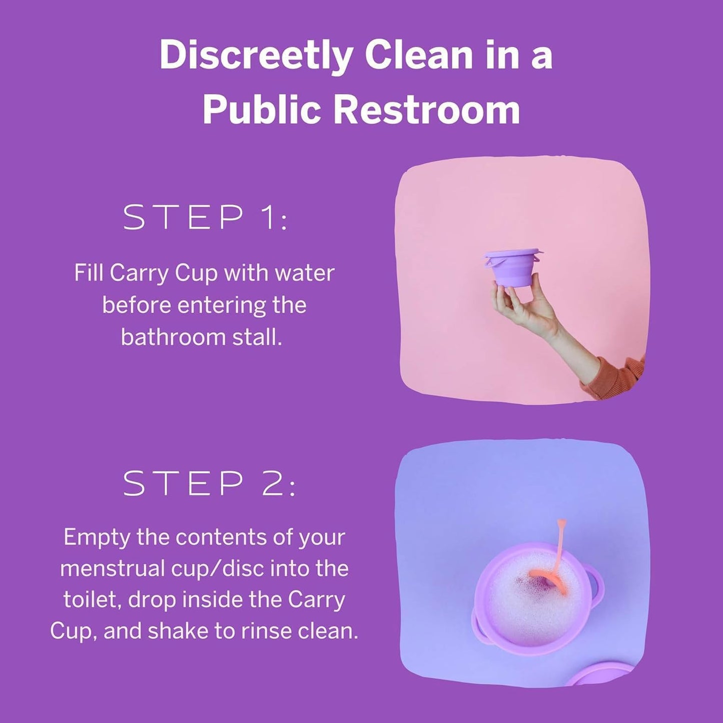 Pixie Cup Compact Sterilizer for Menstrual Cups — Microwave Safe & Portable