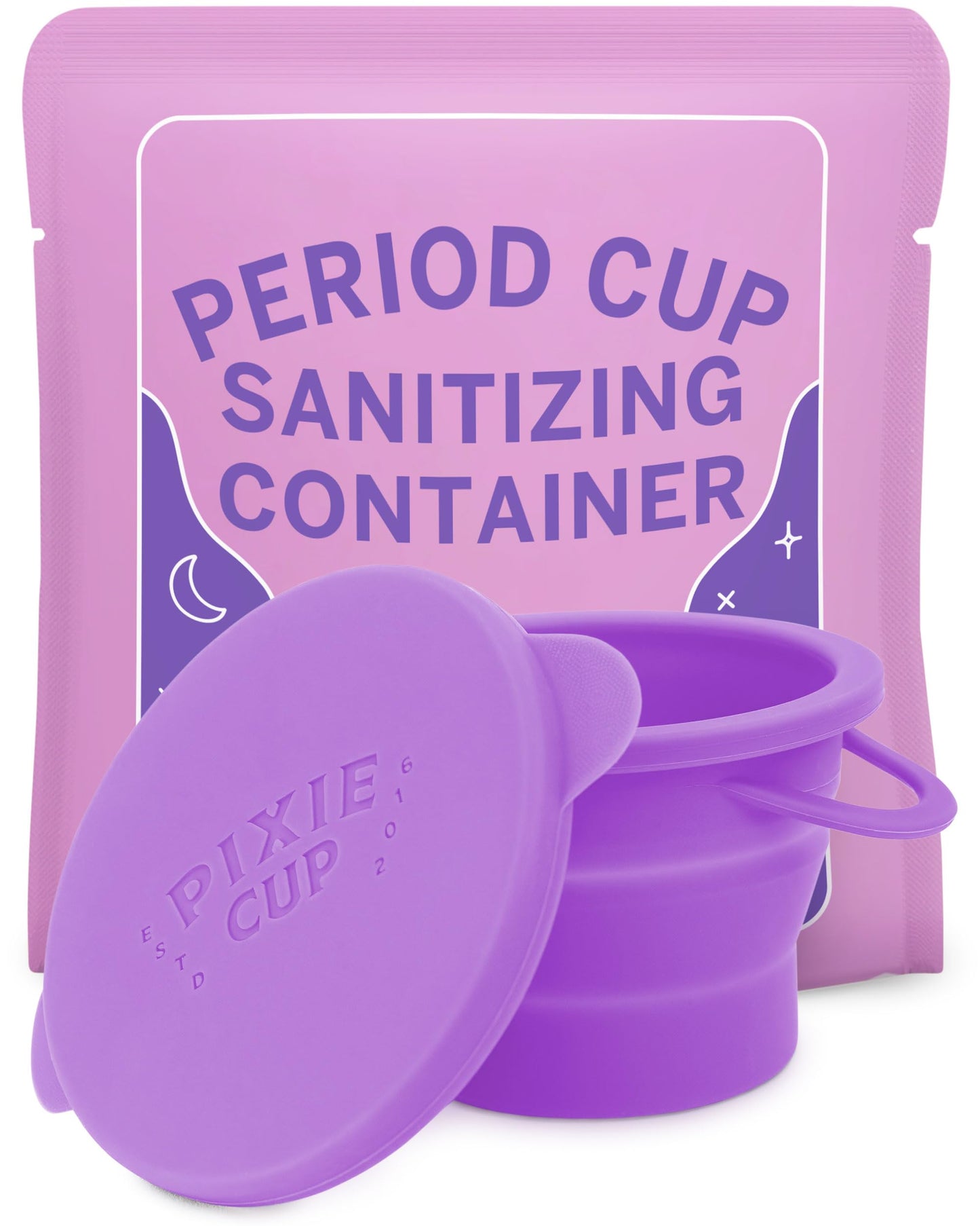 Pixie Cup Compact Sterilizer for Menstrual Cups — Microwave Safe & Portable
