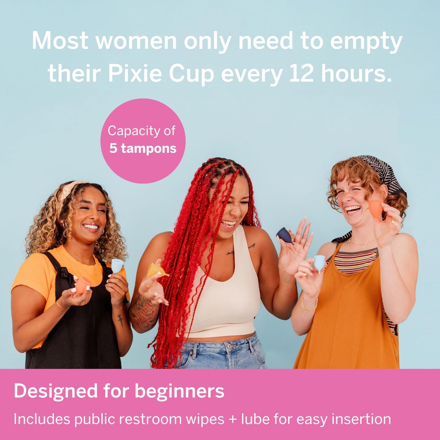 Pixie Cup - Soft, Safe Reusable Menstrual Cup | 100% Medical-Grade Silicone | Buy One, Give One