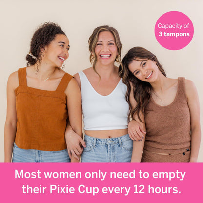 Pixie Cup - Soft, Safe Reusable Menstrual Cup | 100% Medical-Grade Silicone | Buy One, Give One
