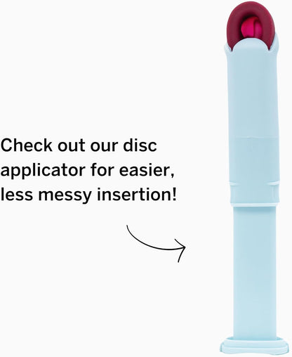 Pixie Menstrual Disc - No Metals or Toxins, 100% Medical-Grade Silicone | 12-Hour Wear, 7-Tampon Capacity