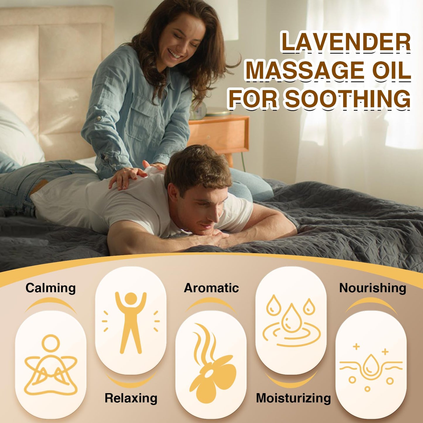 Pjordo 2 Pack Massage Oil – Arnica & Lavender for Pain Relief