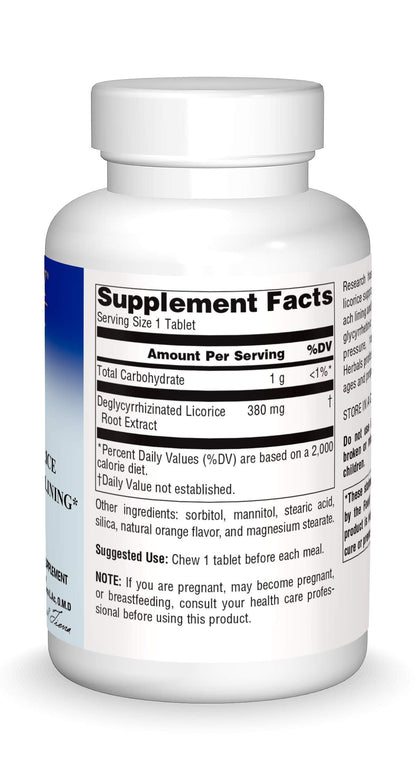 Planetary Herbals DGL Deglycyrrhizinated Licorice - 200 Tablets | Supports a Healthy Stomach Lining