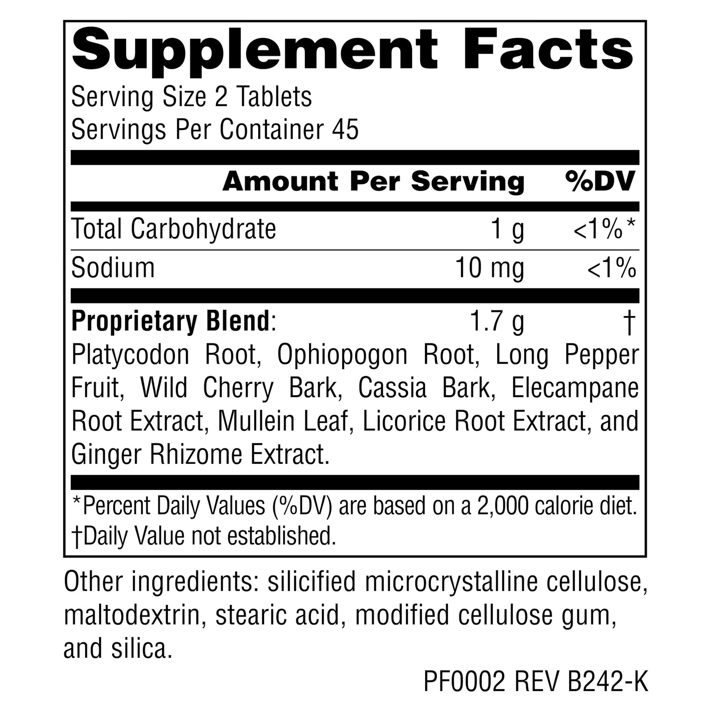 Planetary Herbals Mullein Lung Complex 90 Tablets - Herbal Respiratory Support