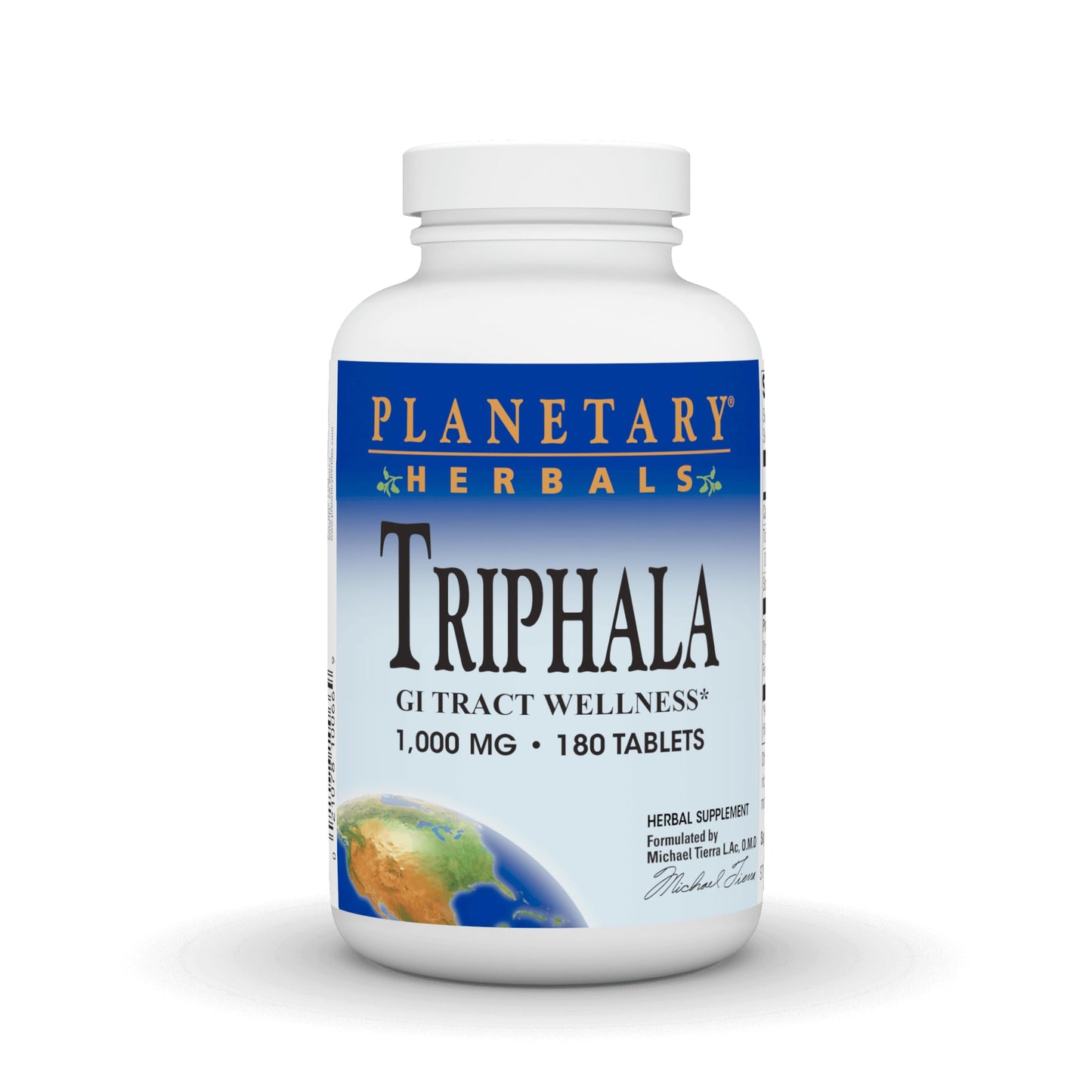 Planetary Herbals Triphala Internal Cleanser 1000mg – 180 Tablets