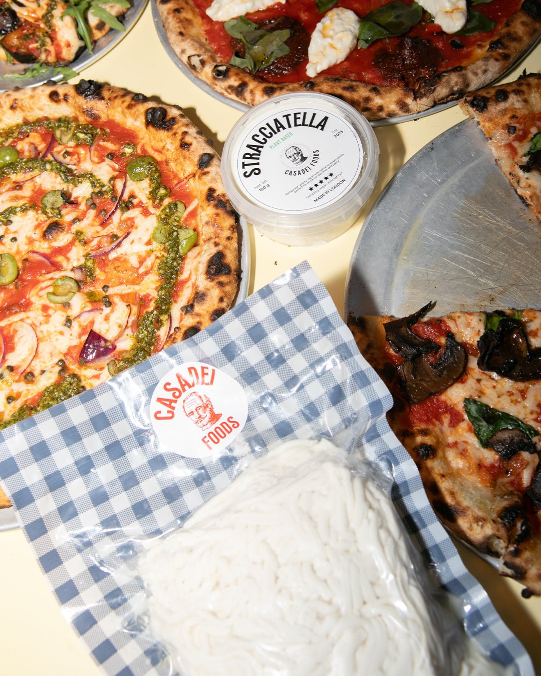 Plant-Based Grated Mozzarella 1kg Casadei Foods