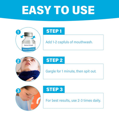 Tonsil Stone Remover – Alcohol-Free Natural Oral Rinse for Soothing Tonsils & Fighting Bad Breath (4 Fl Oz)