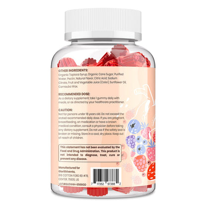 Cholesterol Supplement with Plant Sterols & Stanols Gummies – Guggul, Bergamot, Red Yeast Rice (60 Count)