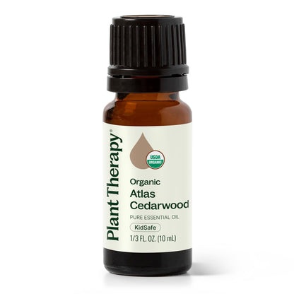 Plant Therapy Atlas Cedarwood Essential Oil – 100% Pure, USDA Organic, 10 mL