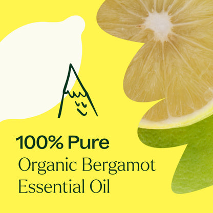 Plant Therapy Organic Bergamot Essential Oil 10 mL – 100% Pure, Undiluted, Therapeutic Grade