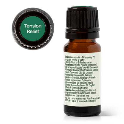 Plant Therapy Tension Relief Essential Oil Blend 10 mL | 100% Pure & Therapeutic Grade
