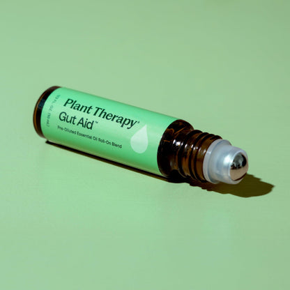 Plant Therapy Gut Aid Essential Oil Blend Roll-On 10 mL – Natural Digestion Support