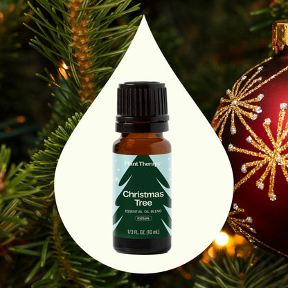 Plant Therapy Christmas Tree Essential Oil Blend 10 mL – Crisp & Refreshing Holiday Scent