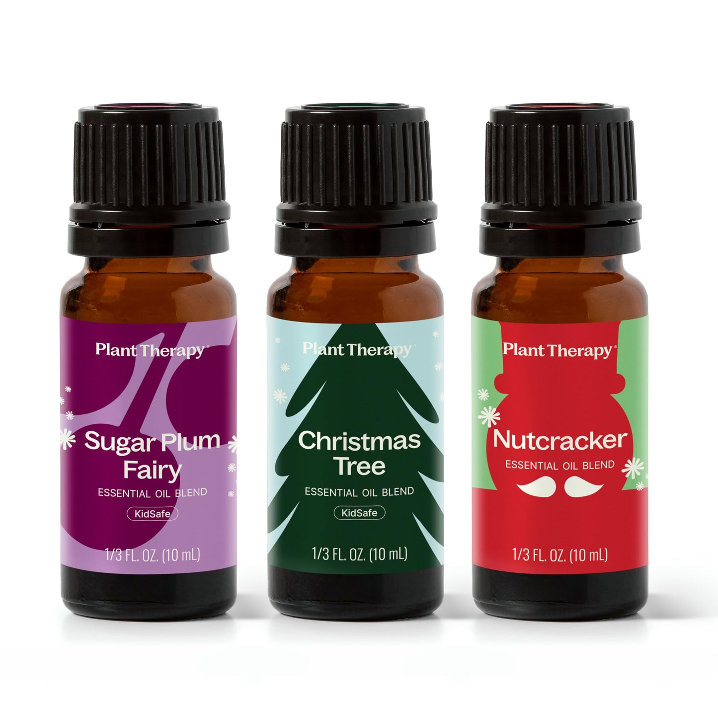 Plant Therapy Christmas Magic Holiday Essential Oil Blend 3 Set | Festive Scents
