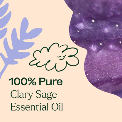 Plant Therapy Clary Sage Essential Oil 100% Pure & Undiluted – Therapeutic Grade (10 mL)