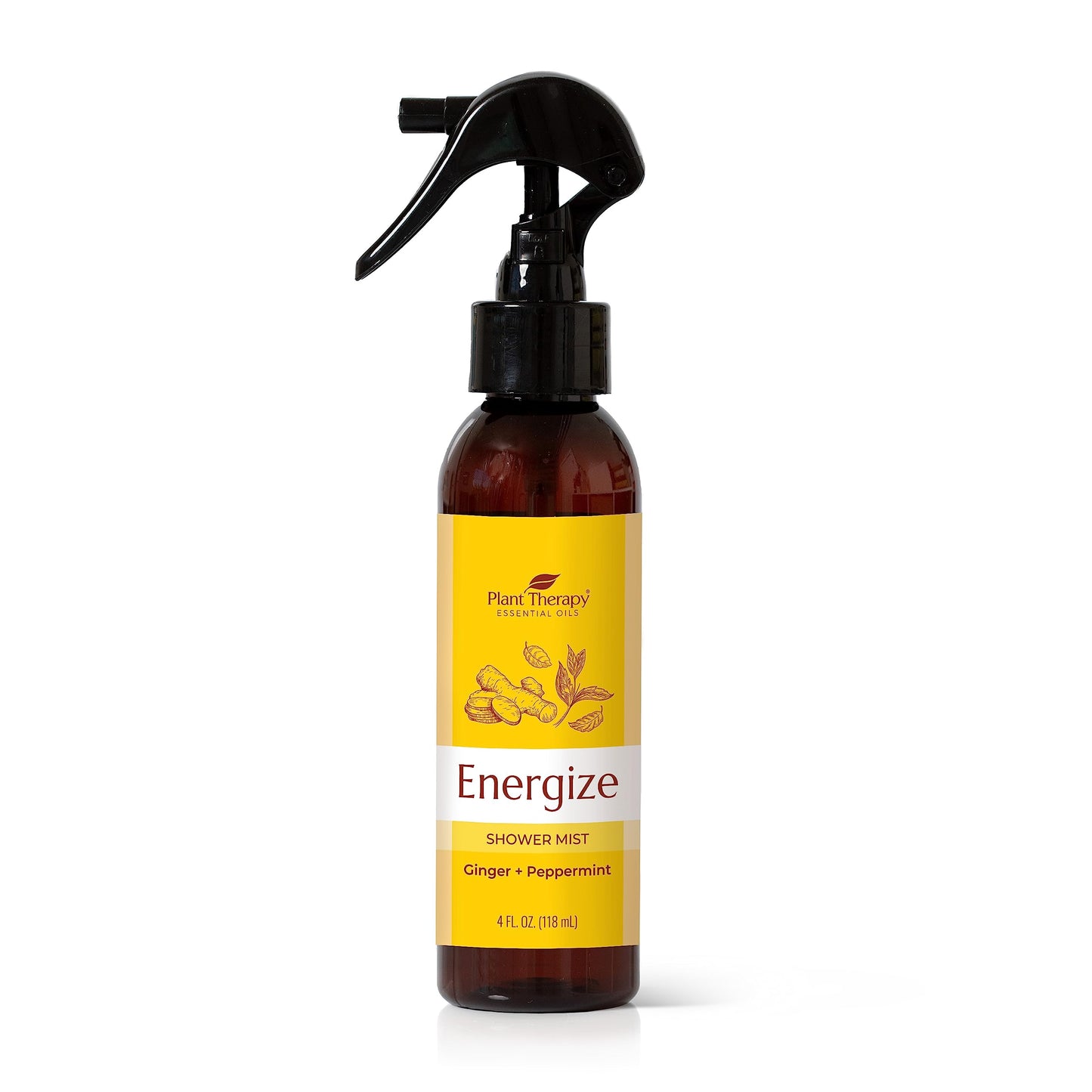 Plant Therapy Energize Shower Steamer Mist - 4 oz | Aromatherapy Spray for Energy