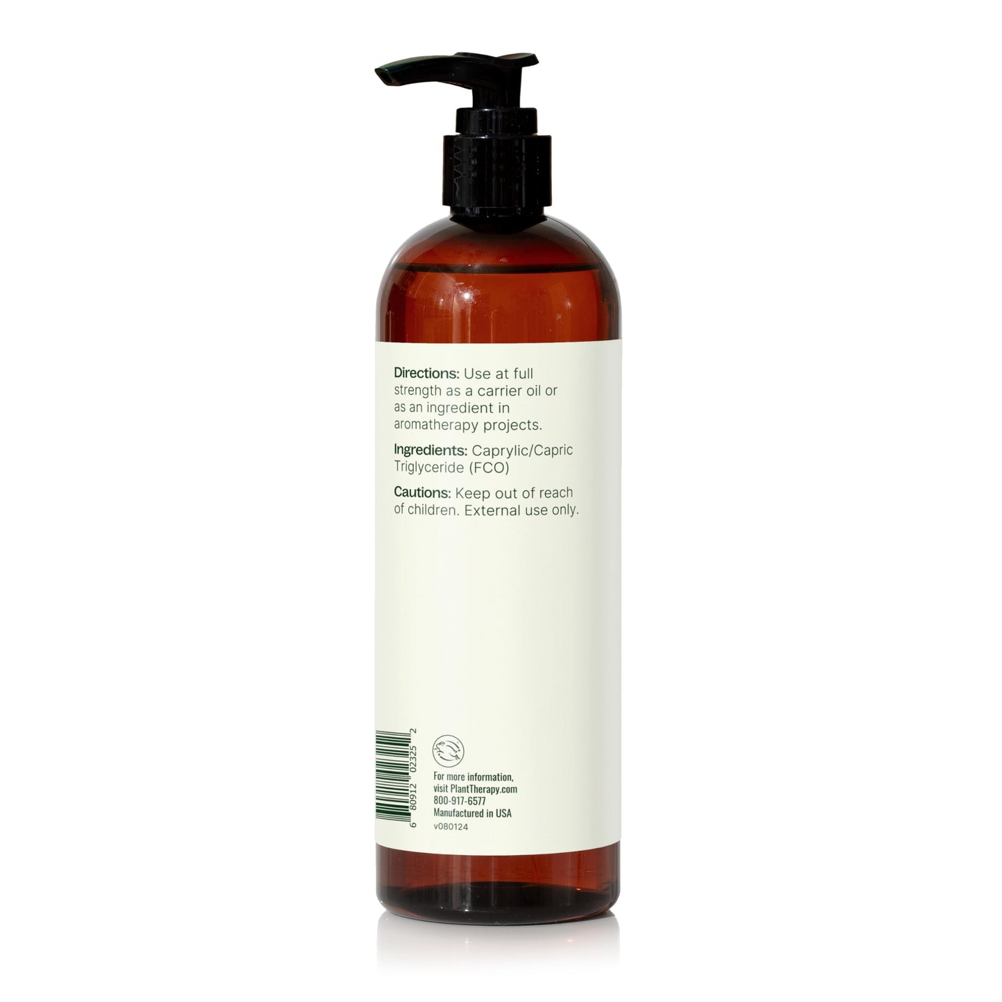 Plant Therapy Fractionated Coconut Oil 16 oz – Pure Carrier Oil for Skin, Hair, and Aromatherapy
