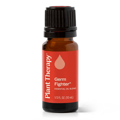 Plant Therapy Germ Fighter Essential Oil Blend – Immune Support, Diffuser & Topical, 10 mL