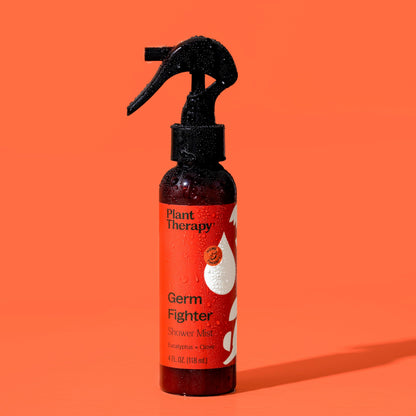 Plant Therapy Germ Fighter Shower Spray Mist 4 oz – Aromatherapy Shower Experience