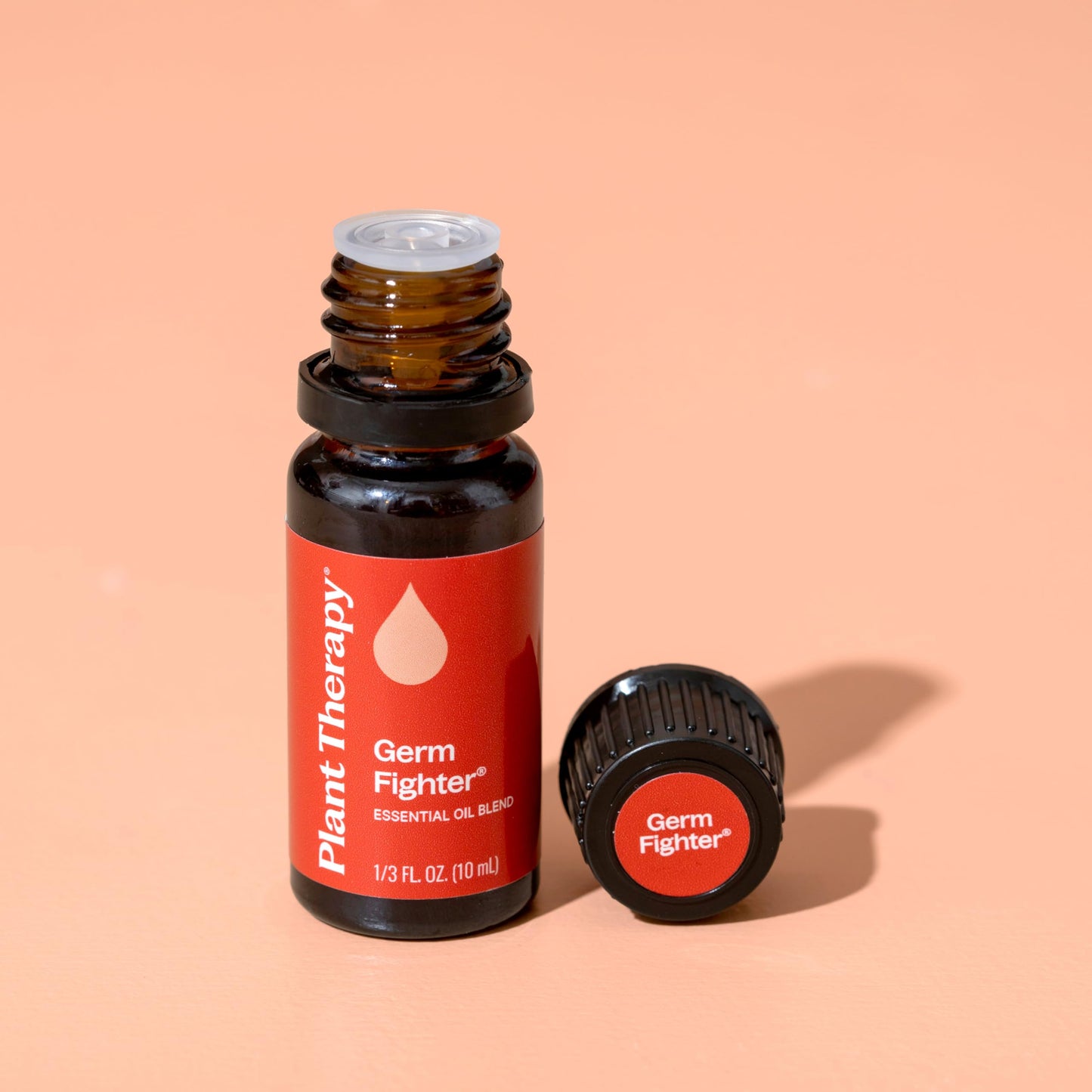 Plant Therapy Germ Fighter Essential Oil Blend – Immune Support, Diffuser & Topical, 10 mL