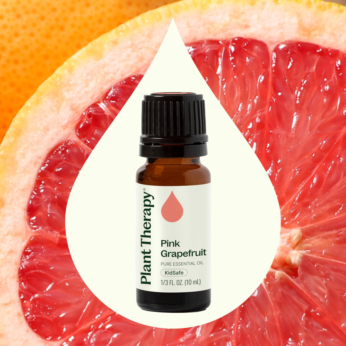 Plant Therapy Grapefruit Essential Oil (Pink) 10 mL – Pure, Cold-Pressed Citrus paradisi