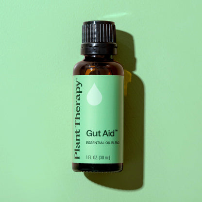 Plant Therapy Gut Aid Essential Oil Blend 30 mL - Digestive Comfort & Aromatherapy
