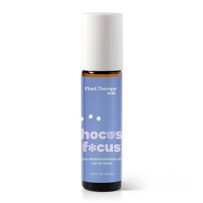 Plant Therapy Hocus Focus KidSafe Roll-On – 10 mL Pre-Diluted Focus Blend