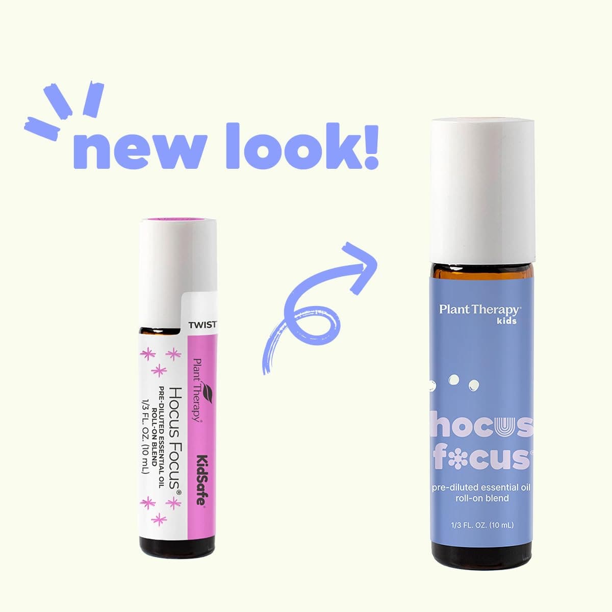 Plant Therapy Hocus Focus KidSafe Roll-On – 10 mL Pre-Diluted Focus Blend