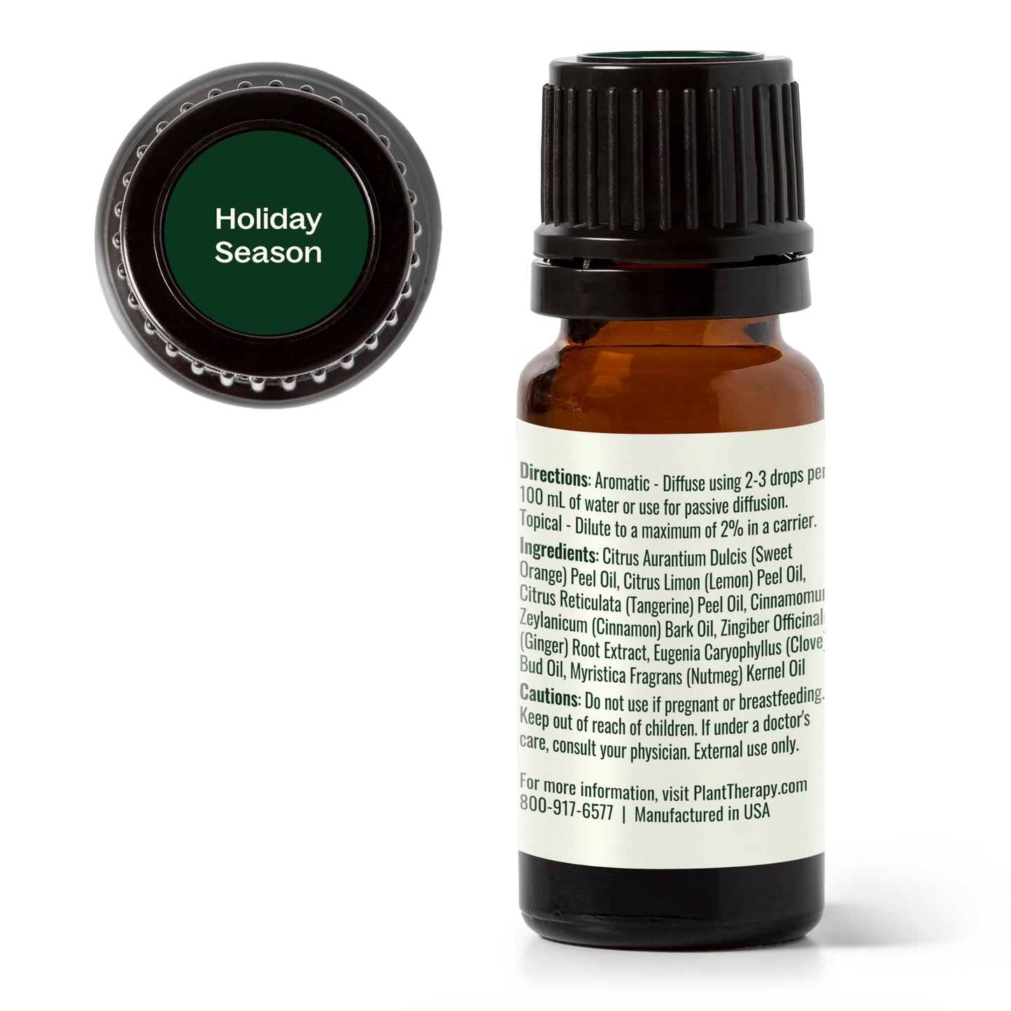 Plant Therapy Holiday Season Synergy Essential Oil 10 mL - 100% Pure, Undiluted, Therapeutic Grade